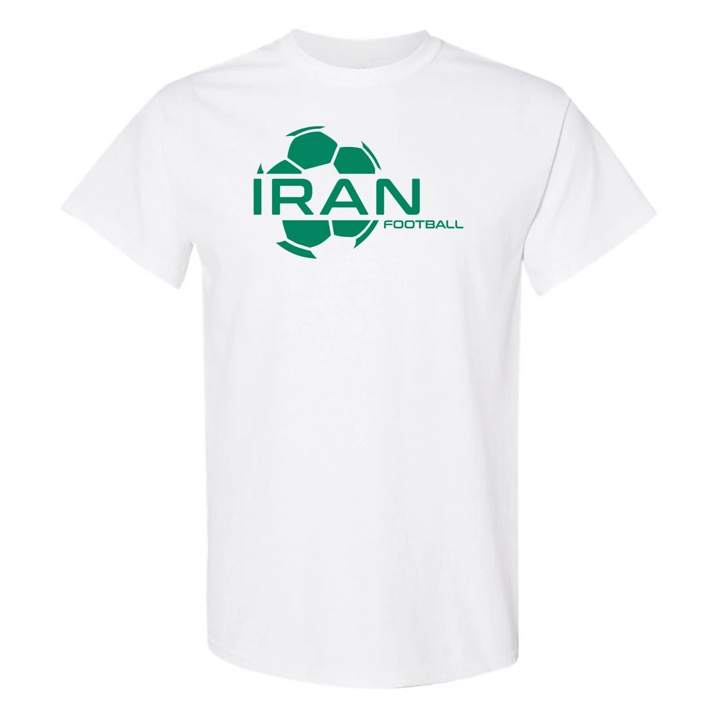 Iran Football Strike - Soccer Sports Short Sleeve T-Shirt - White