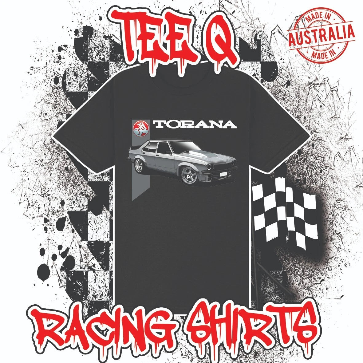Holden Torana ~ Premium Black Gildan Cotton Tee
