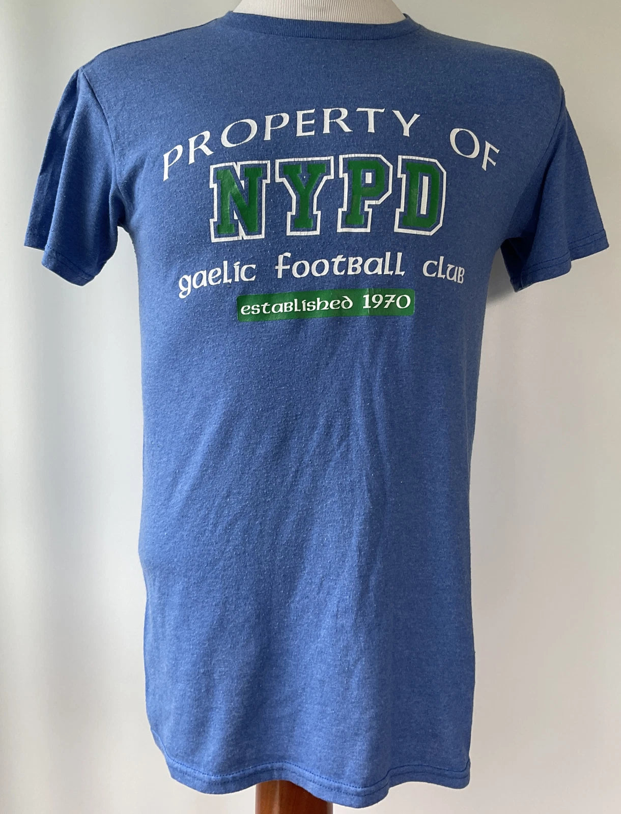 NYPD “ Property Of NYPD Gaelic Football Club “ T-Shirt Size Small