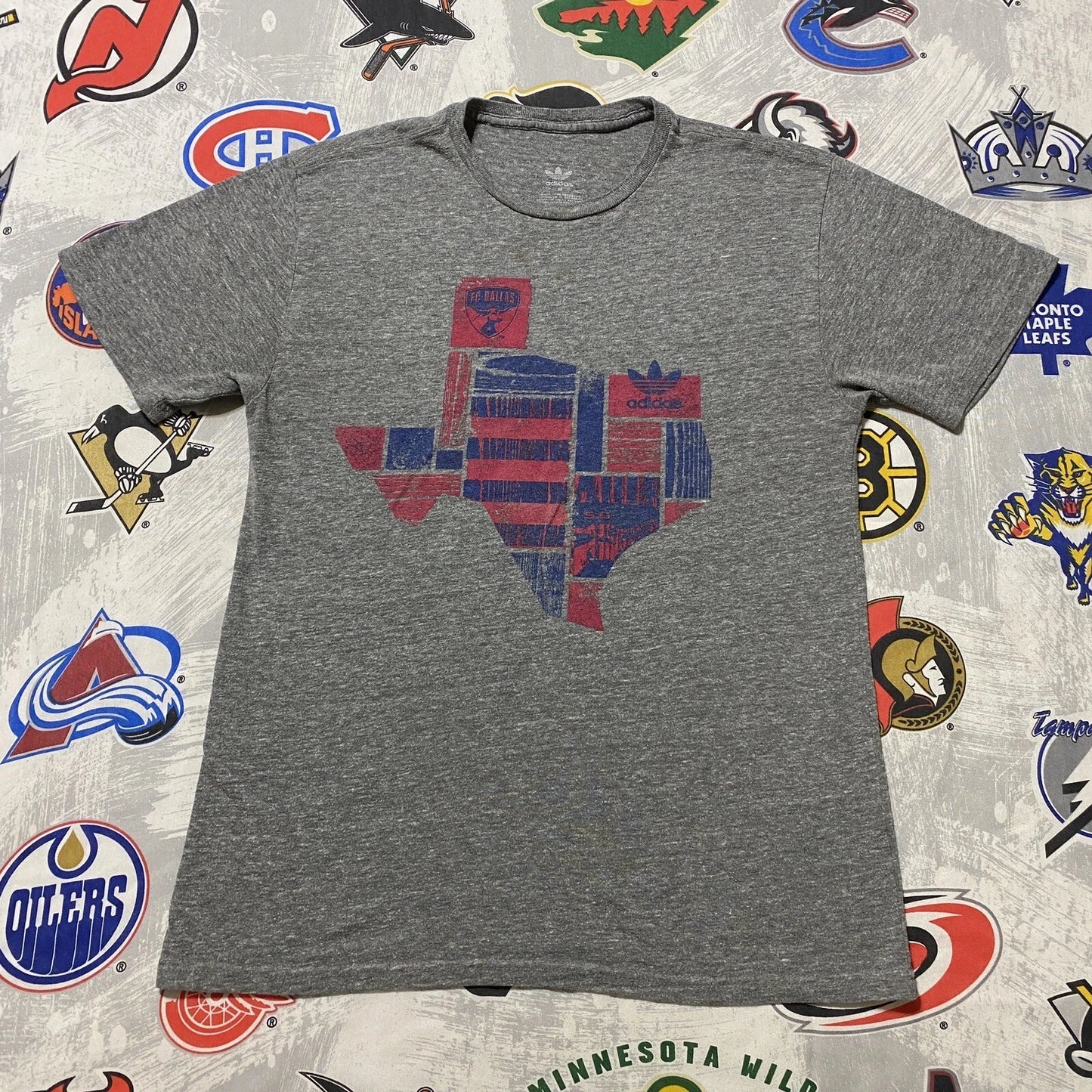 adidas FC Dallas Soccer Heritage Cotton Men's M T-Shirt