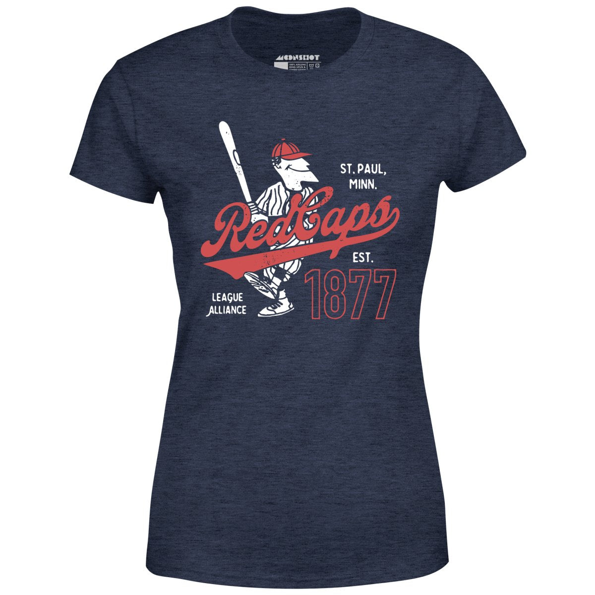 Saint Paul Red Caps - Minnesota - Vintage Defunct Baseball Teams - Women's T-Shirt