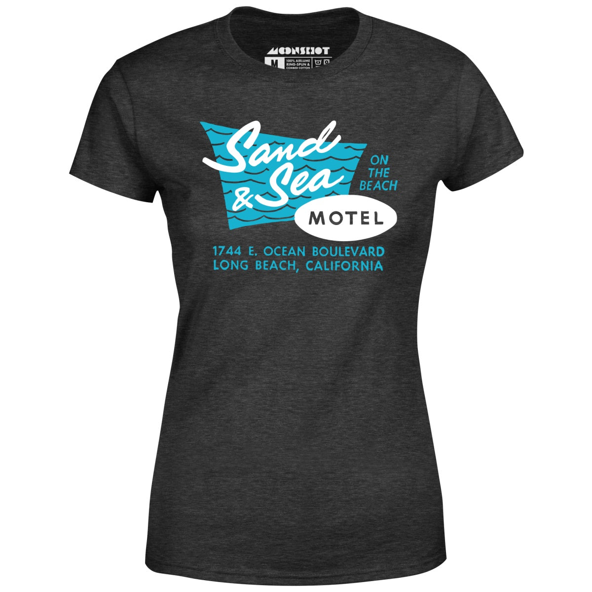 Sand & Sea Motel - Long Beach, CA - Vintage Motel - Women's T-Shirt