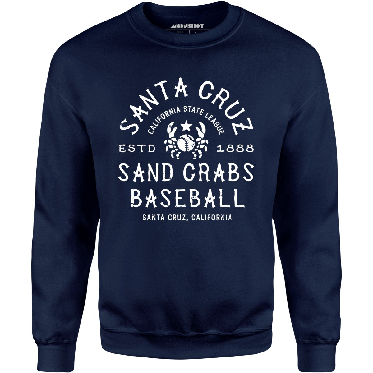 Santa Cruz Sand Crabs - California - Vintage Defunct Baseball Teams - Unisex Sweatshirt