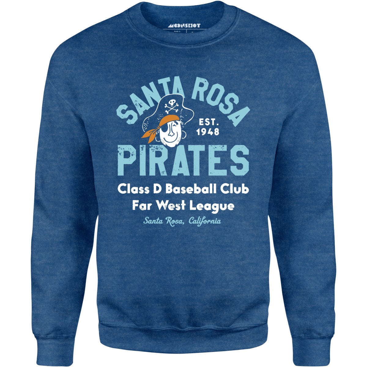 Santa Rosa Pirates - California - Vintage Defunct Baseball Teams - Unisex Sweatshirt
