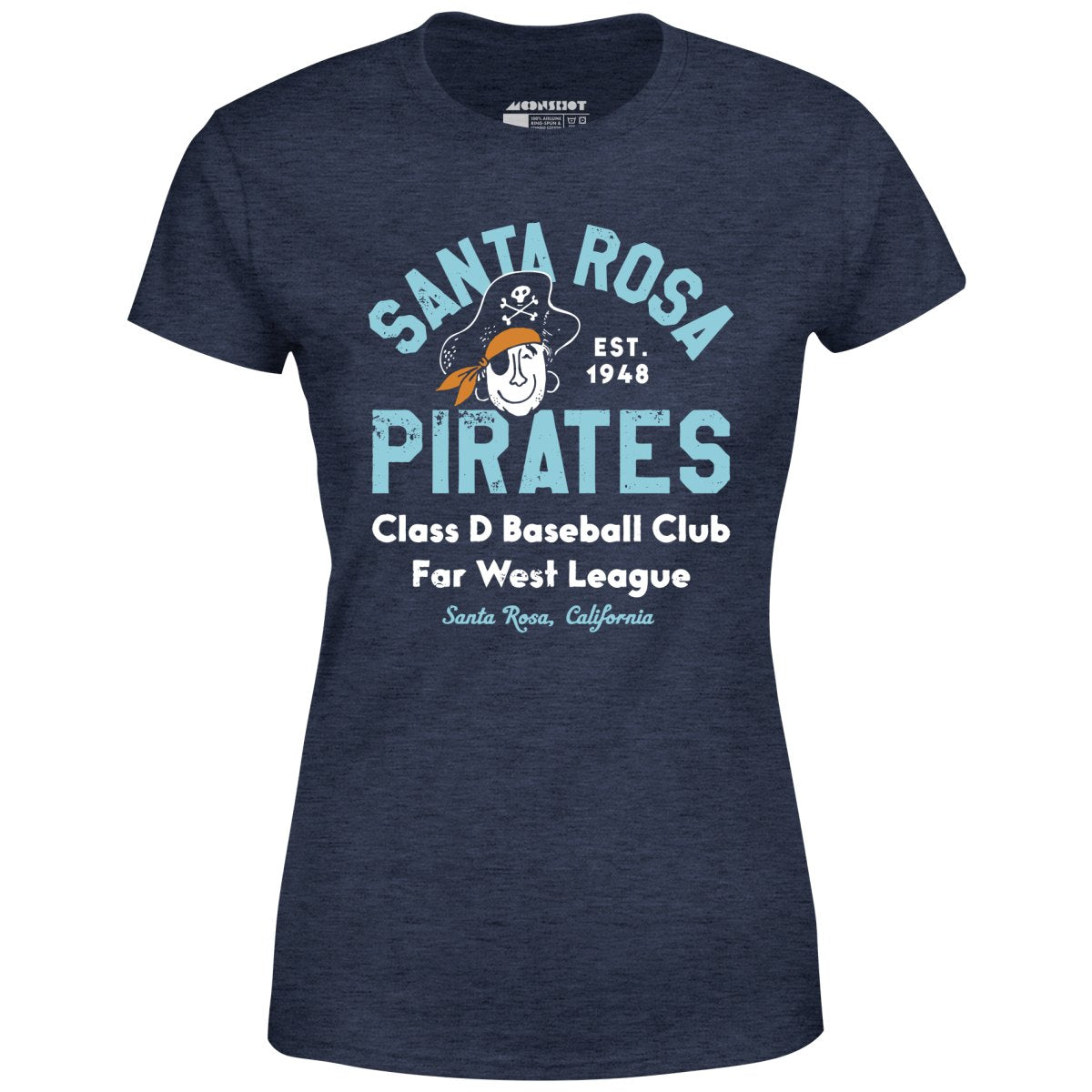 Santa Rosa Pirates - California - Vintage Defunct Baseball Teams - Women's T-Shirt