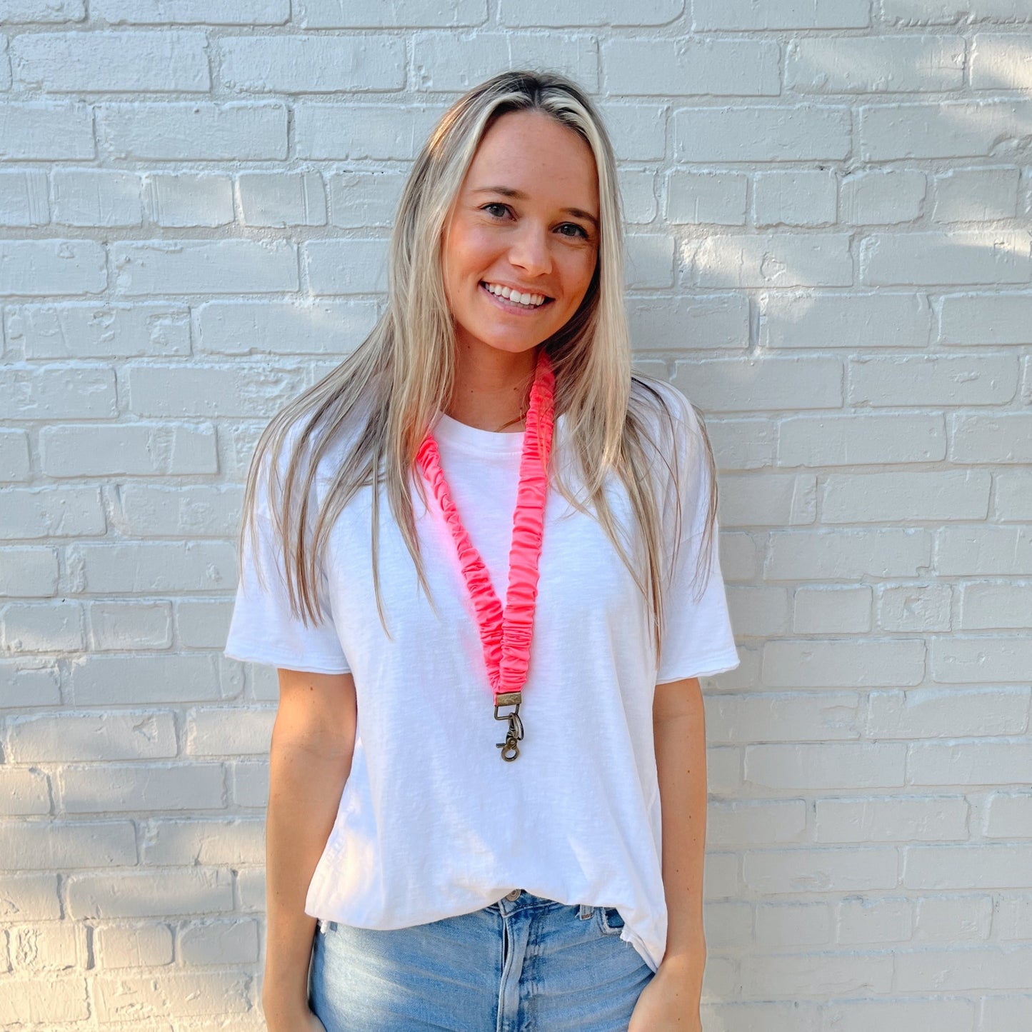 Neon Pink Lanyard - clothing by TeeHivey.com (Image 2)