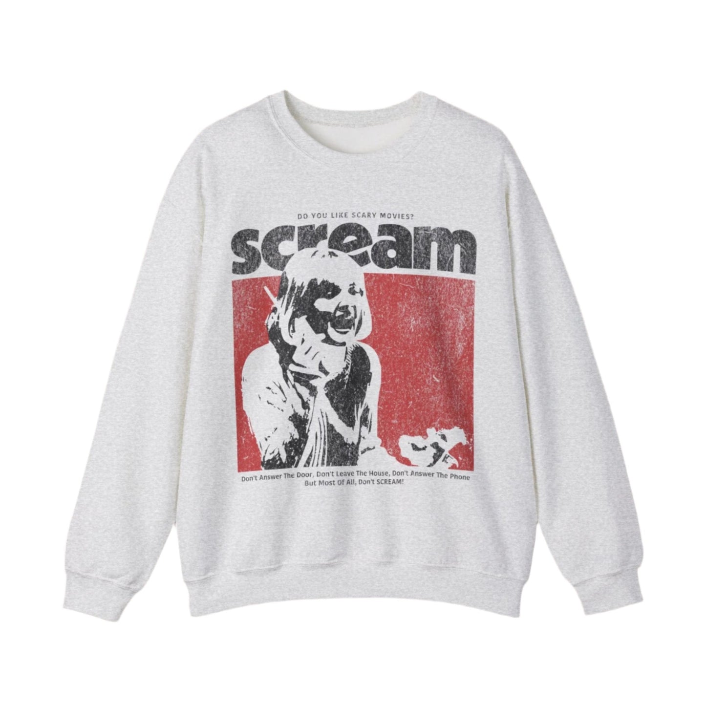 Scream Retro Horror Sweatshirt.