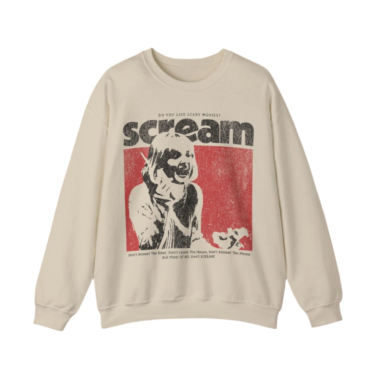 Scream Retro Horror Sweatshirt.