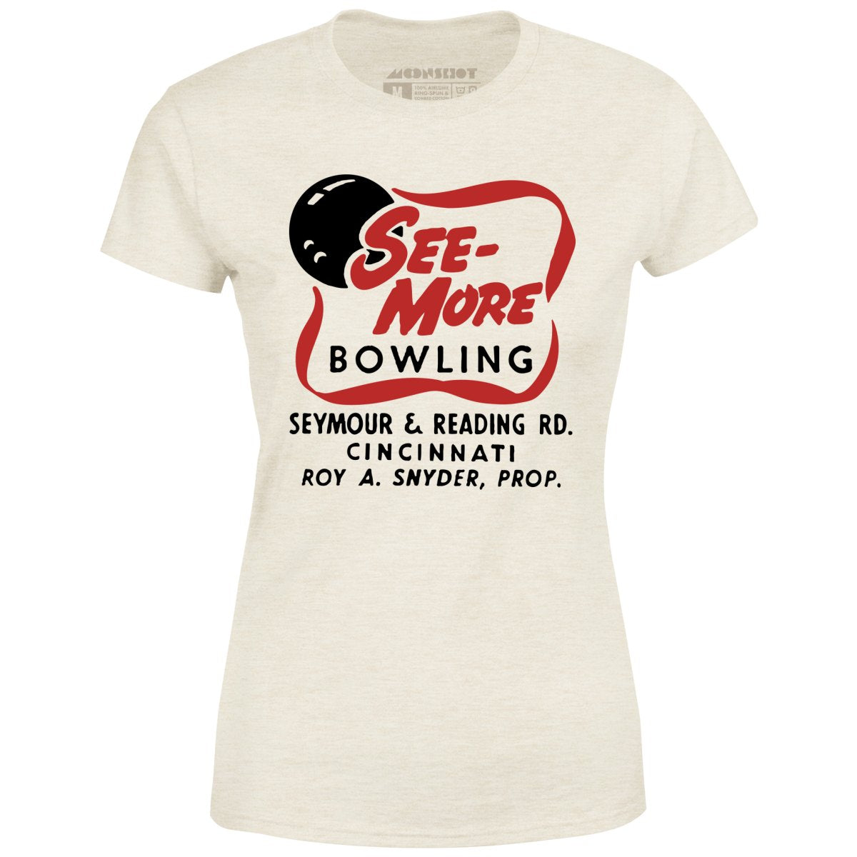 See-More Bowling - Cincinnati, OH - Vintage Bowling Alley - Women's T-Shirt