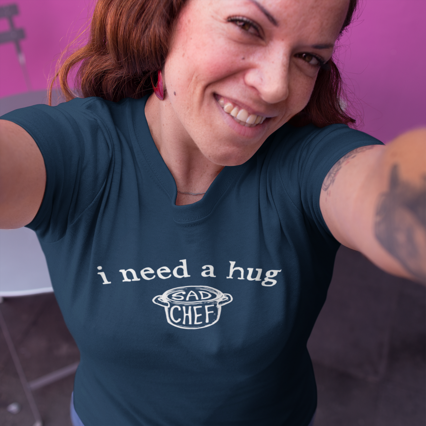 I Need a Hug Chef Unisex Tee