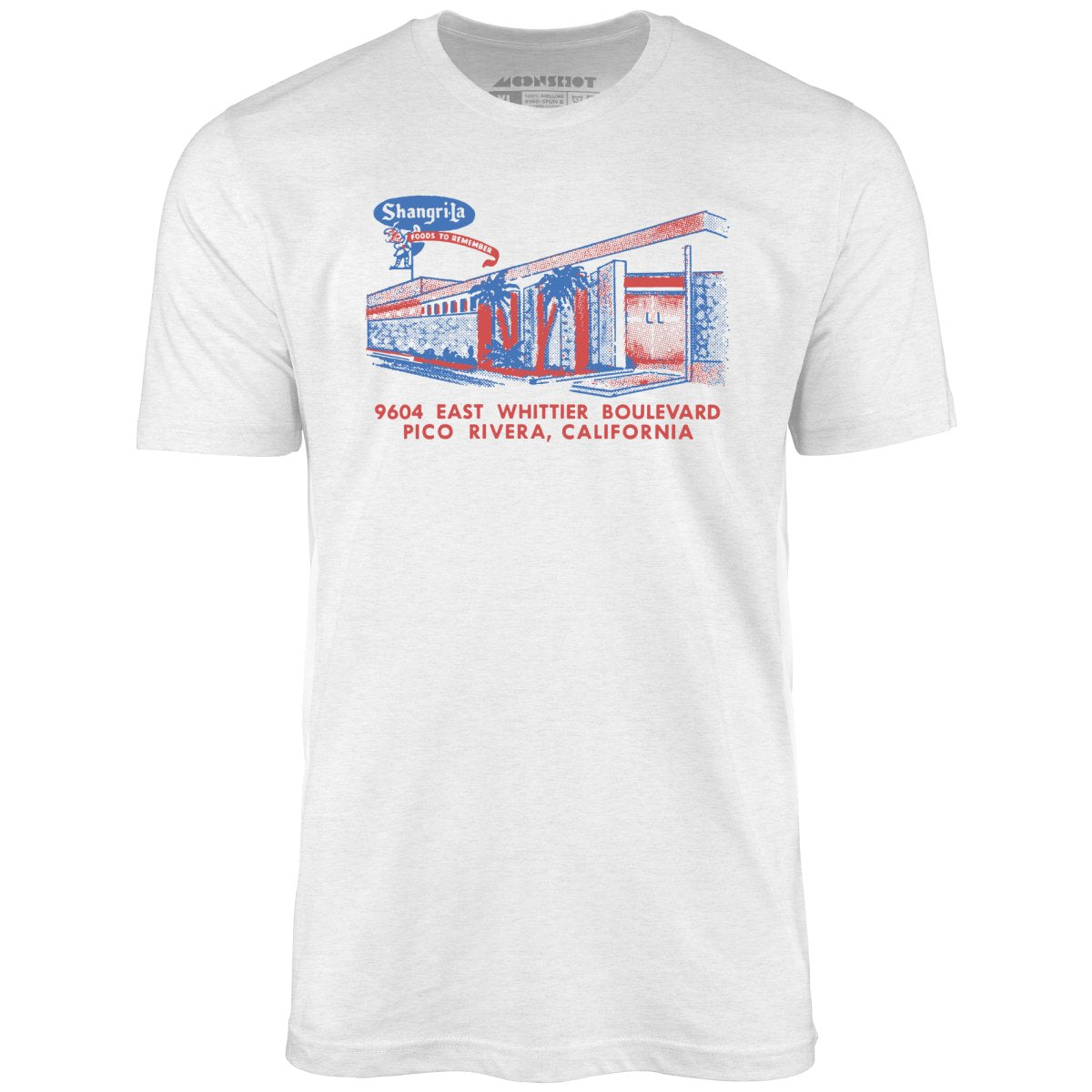 Shangri-La - Pico Rivera, CA - Vintage Restaurant - Unisex T-Shirt