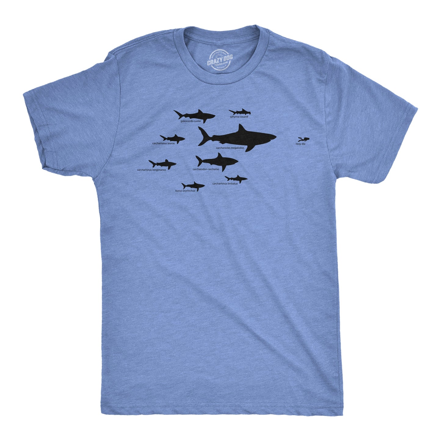 Shark Hierarchy Youth T Shirt - clothing by TeeHivey.com (Image 4)