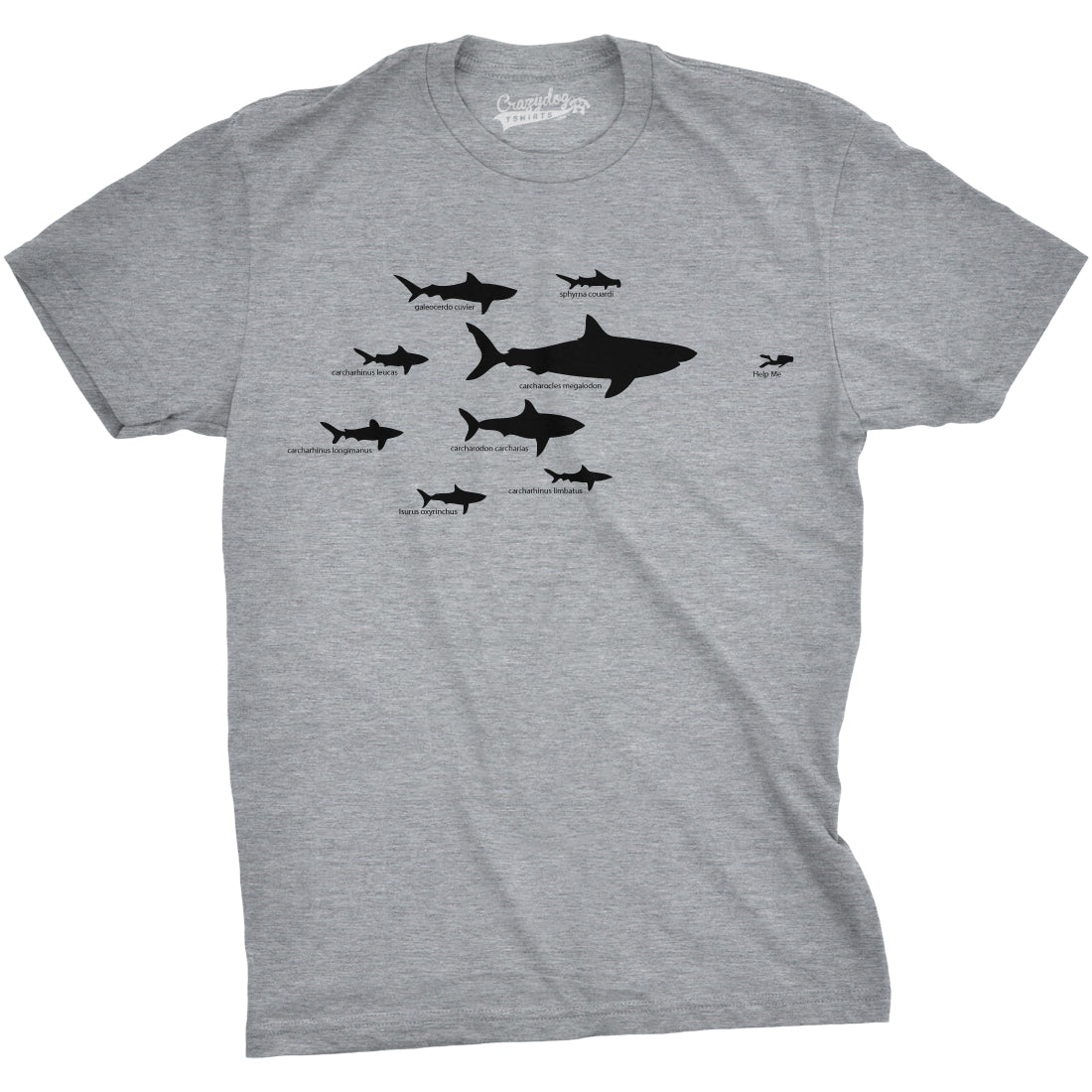 Shark Hierarchy Men's T Shirt