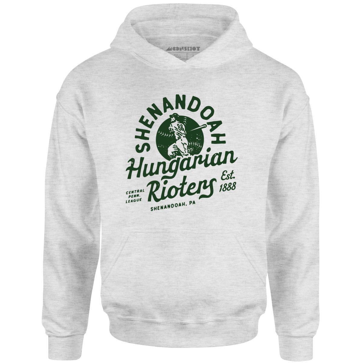 Shenandoah Hungarian Rioters - Pennsylvania - Vintage Defunct Baseball Teams - Unisex Hoodie