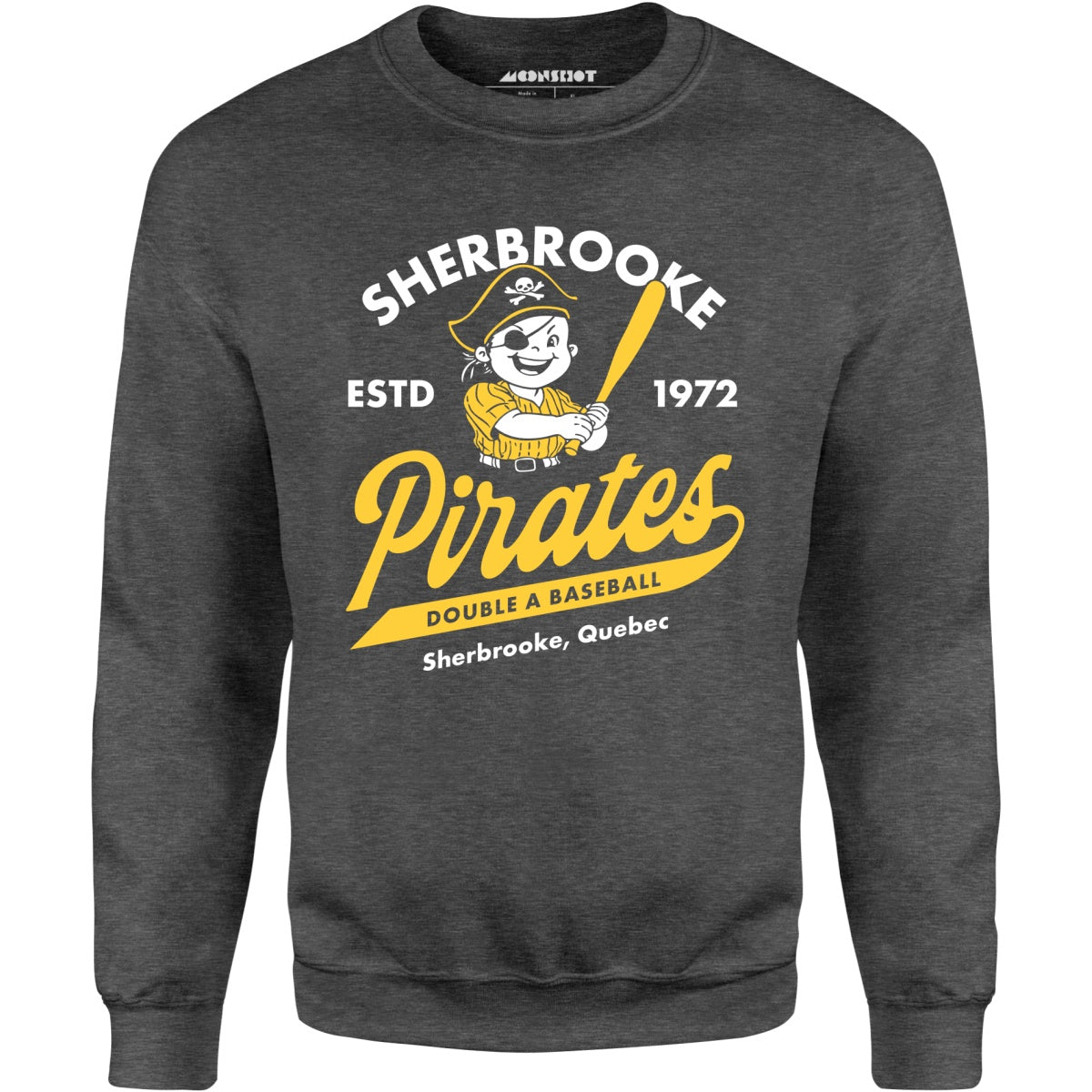 Sherbrooke Pirates - Quebec - Vintage Defunct Baseball Teams - Unisex Sweatshirt