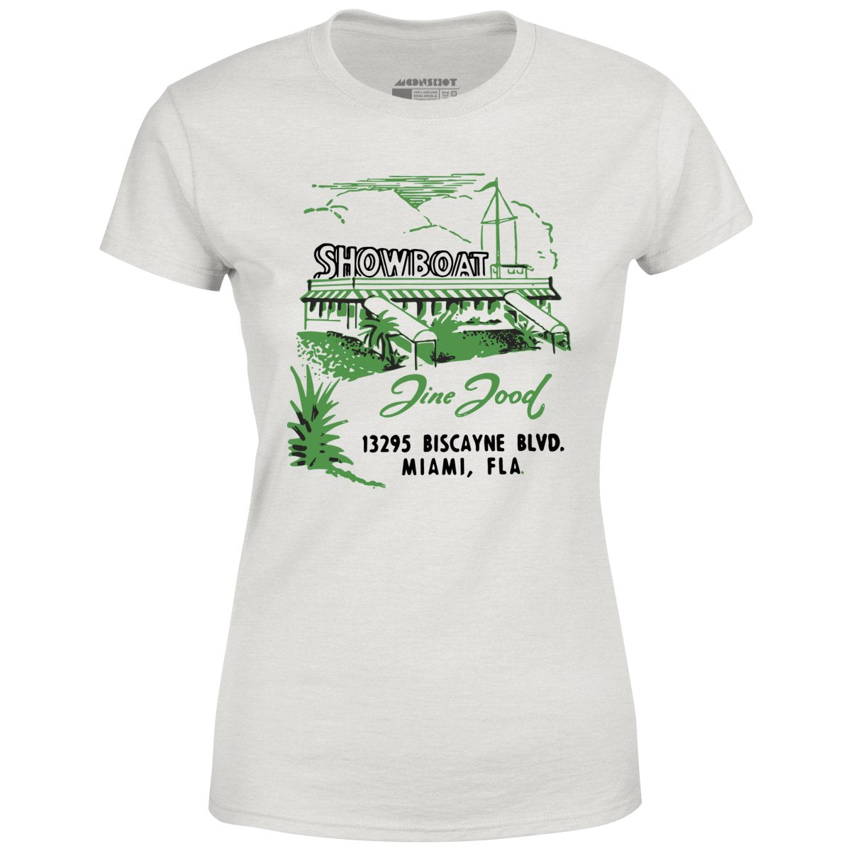Showboat - Miami, FL - Vintage Restaurant - Women's T-Shirt