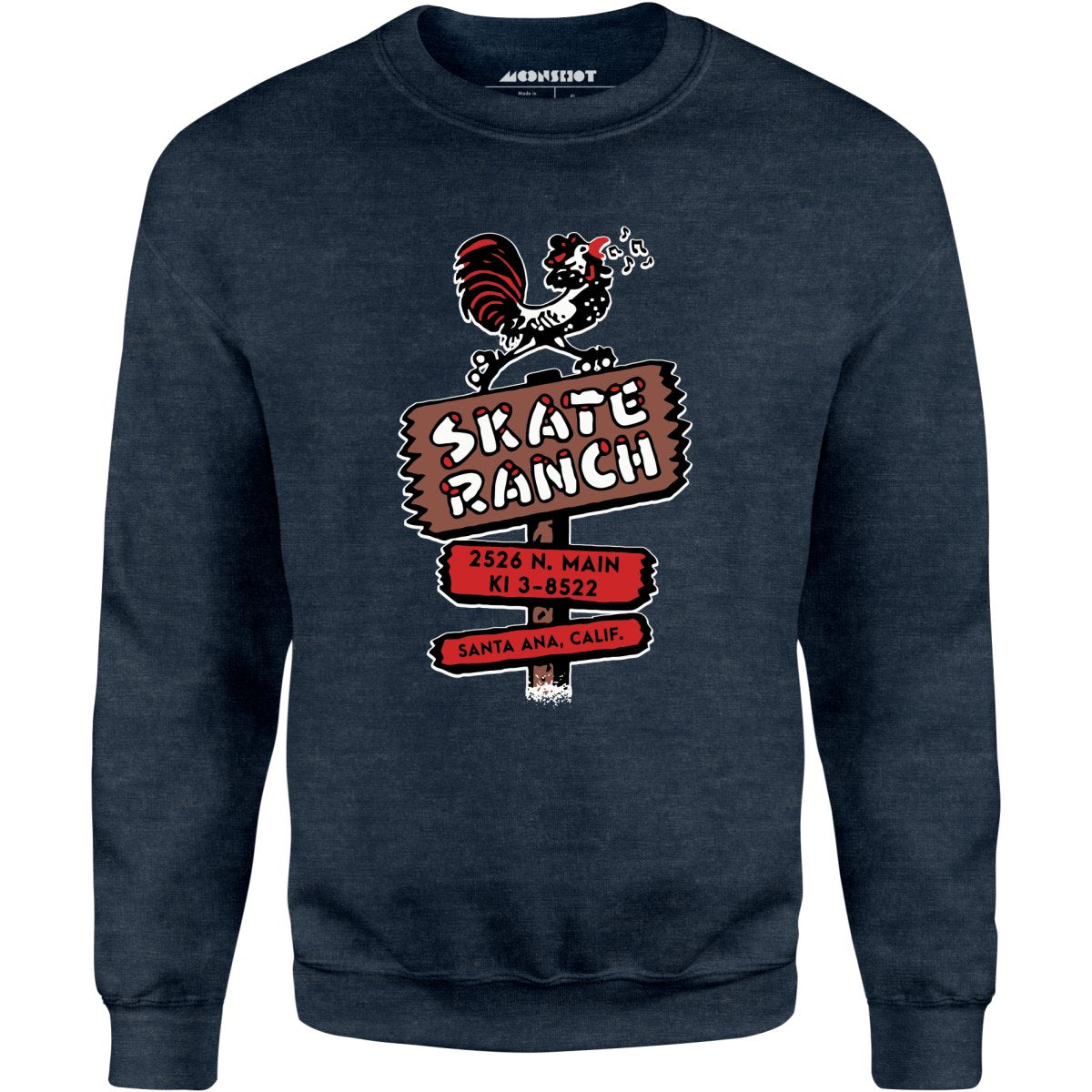 Skate Ranch - Santa Ana, CA - Vintage Roller Rink - Unisex Sweatshirt