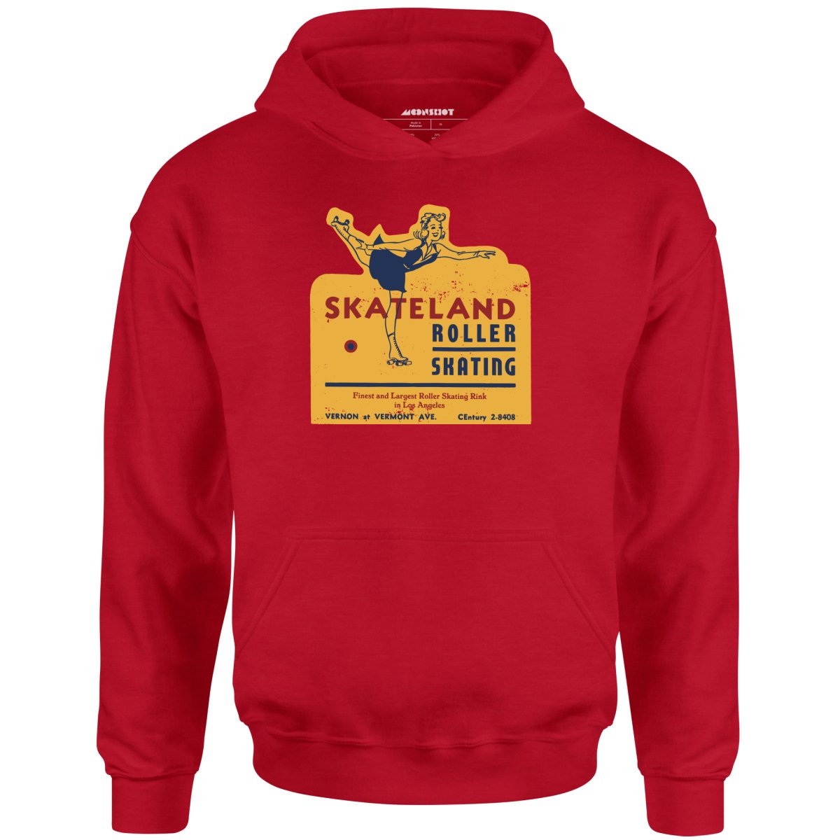 Skateland - Los Angeles, CA - Vintage Roller Rink - Unisex Hoodie
