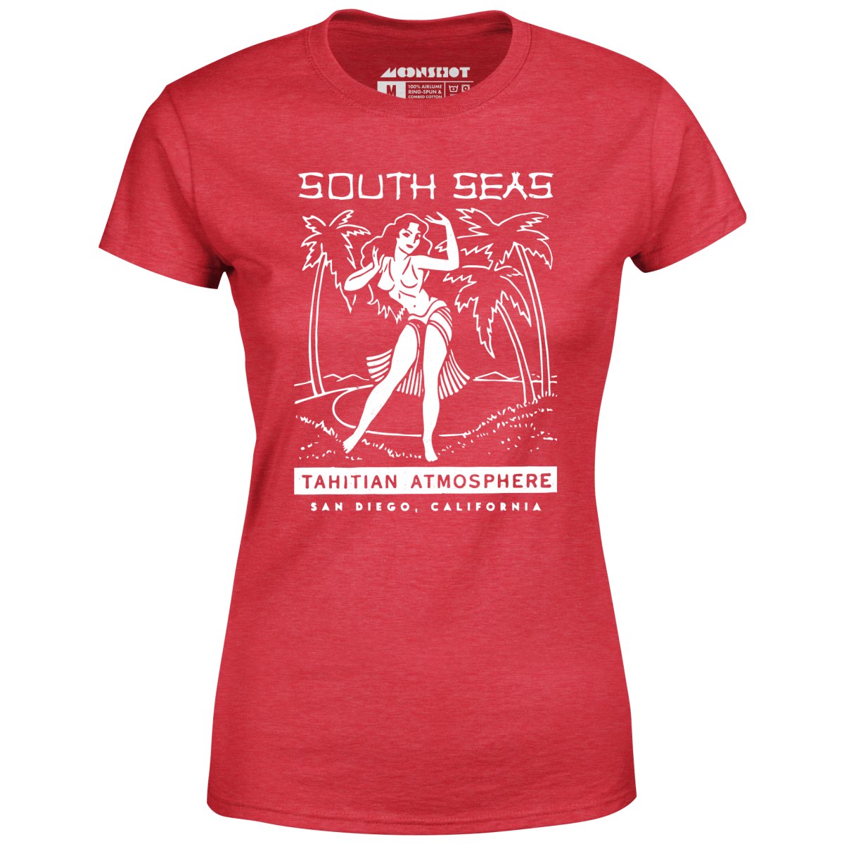 South Seas - San Diego, CA - Vintage Tiki Bar - Women's T-Shirt