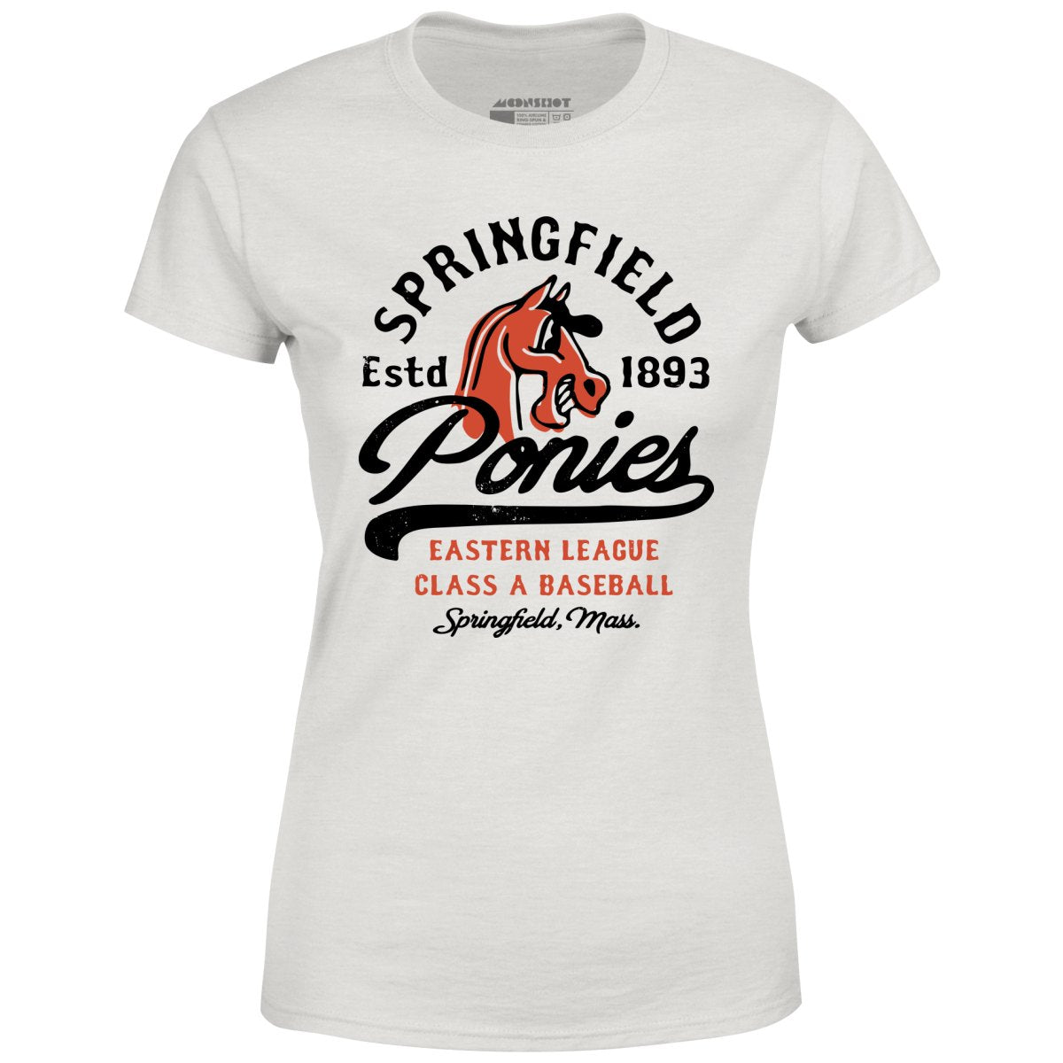 Springfield Ponies - Massachusetts - Vintage Defunct Baseball Teams - Women's T-Shirt