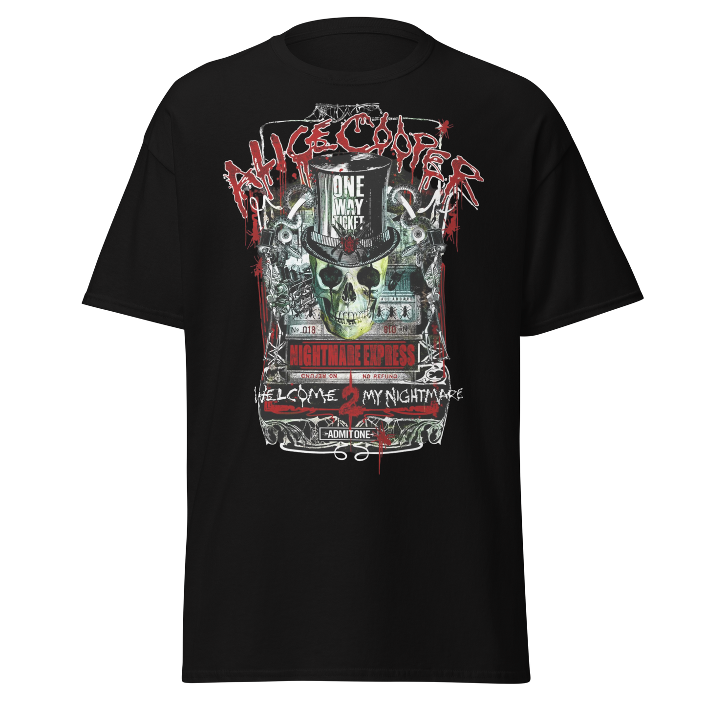 Alice Cooper Nightmare Express Jumbo Print T Shirt