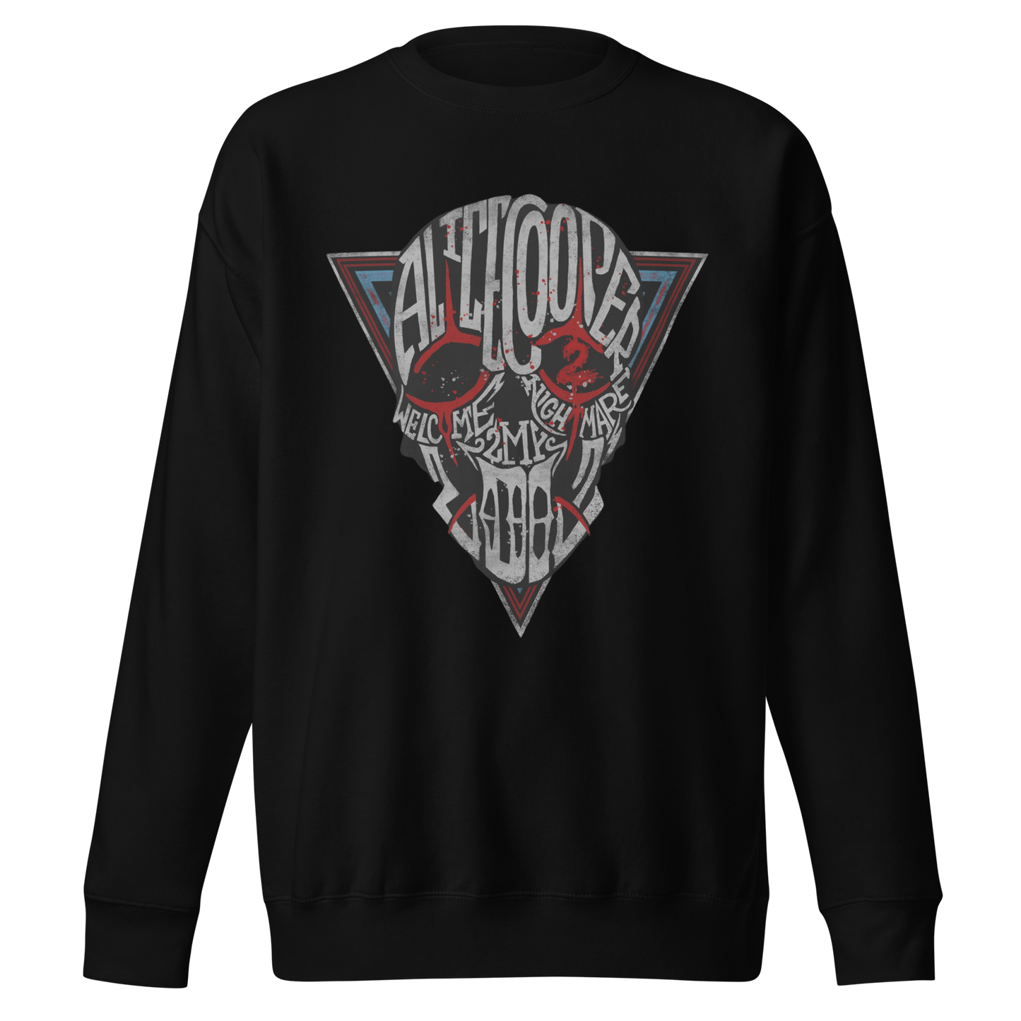 Alice Cooper Welcome 2 My Jumbo Print Sweatshirt