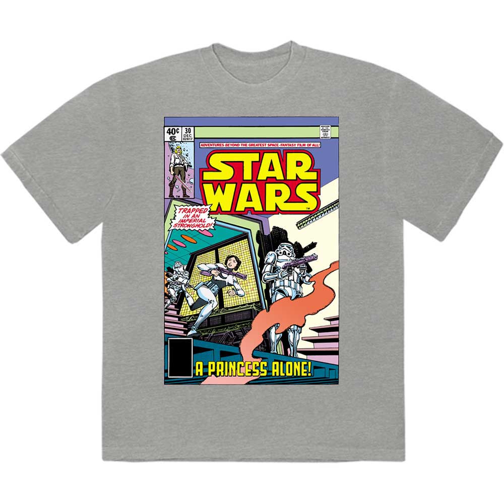 A Princess Alone Comic Cover T Shirt Grey