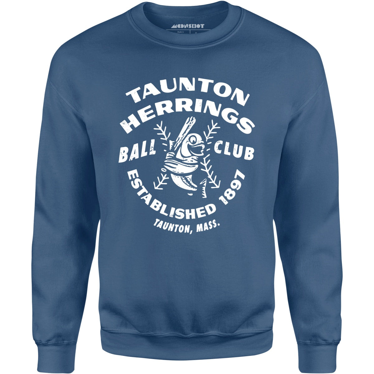 Taunton Herrings - Massachusetts - Vintage Defunct Baseball Teams - Unisex Sweatshirt