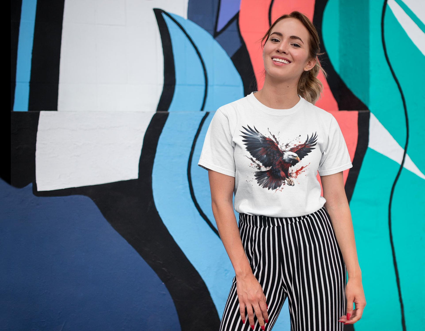 Fierce Bald Eagle Graphic Majestic Unisex T-shirt