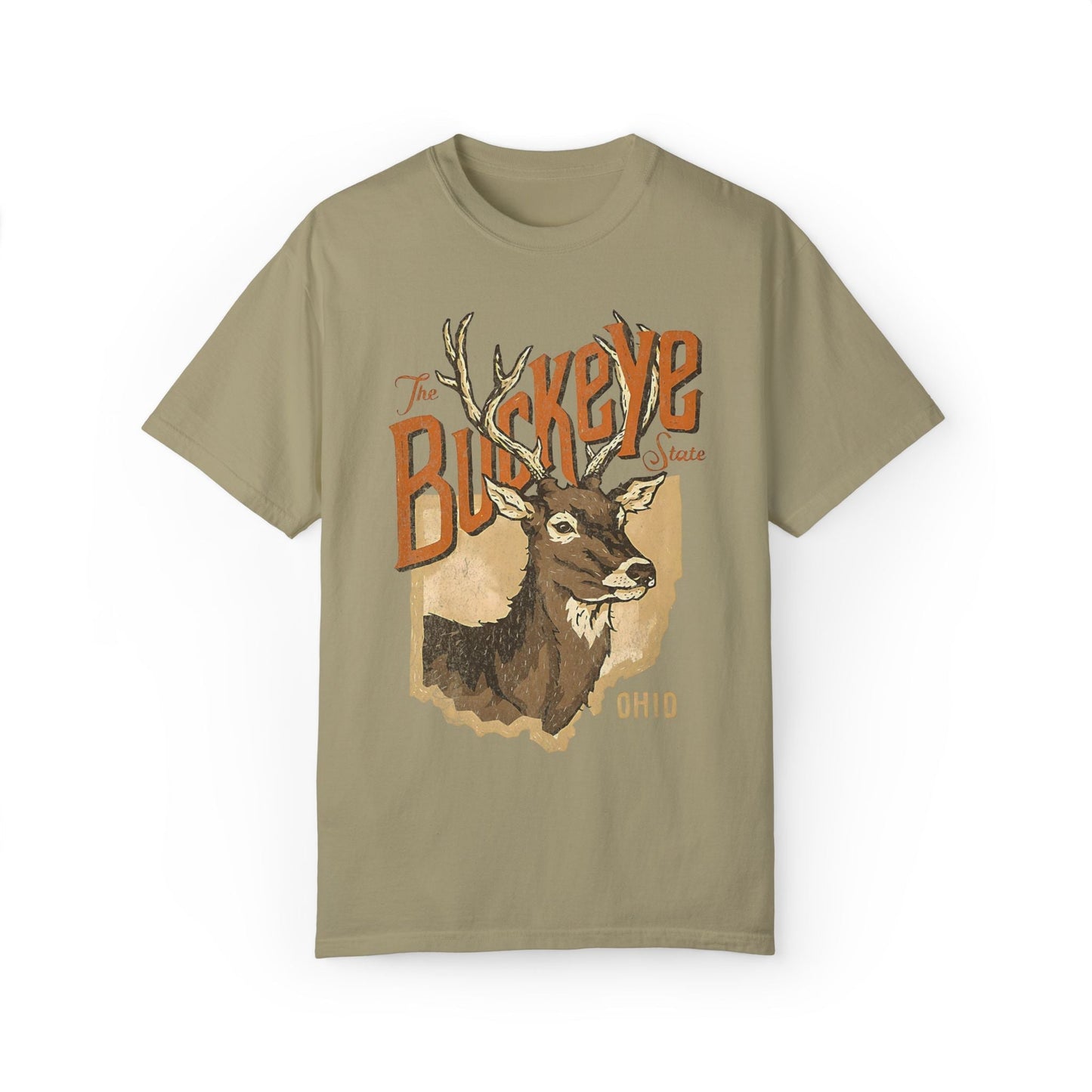 The Buckeye State Ohio Vintage Graphic Tee.