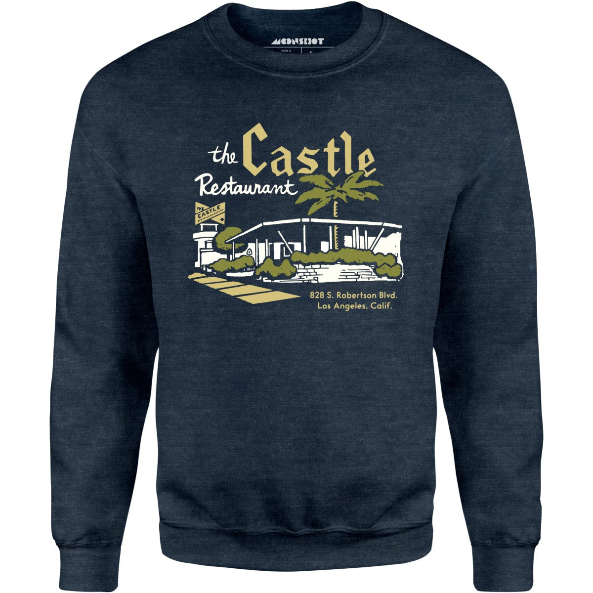 The Castle - Los Angeles, CA - Vintage Restaurant - Unisex Sweatshirt