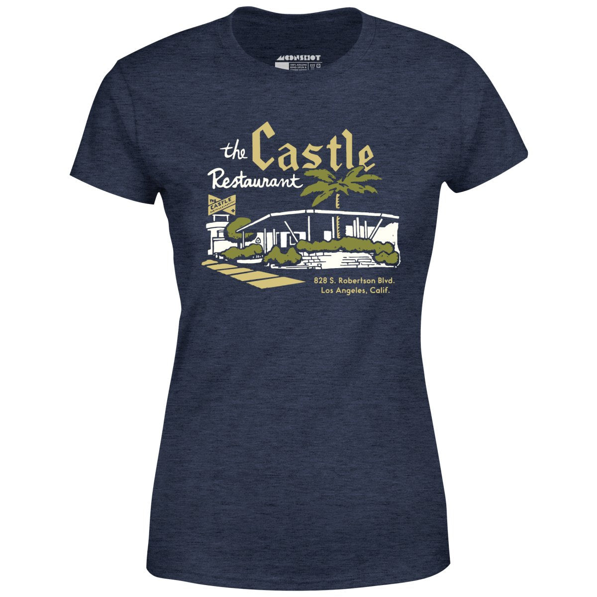 The Castle - Los Angeles, CA - Vintage Restaurant - Women's T-Shirt