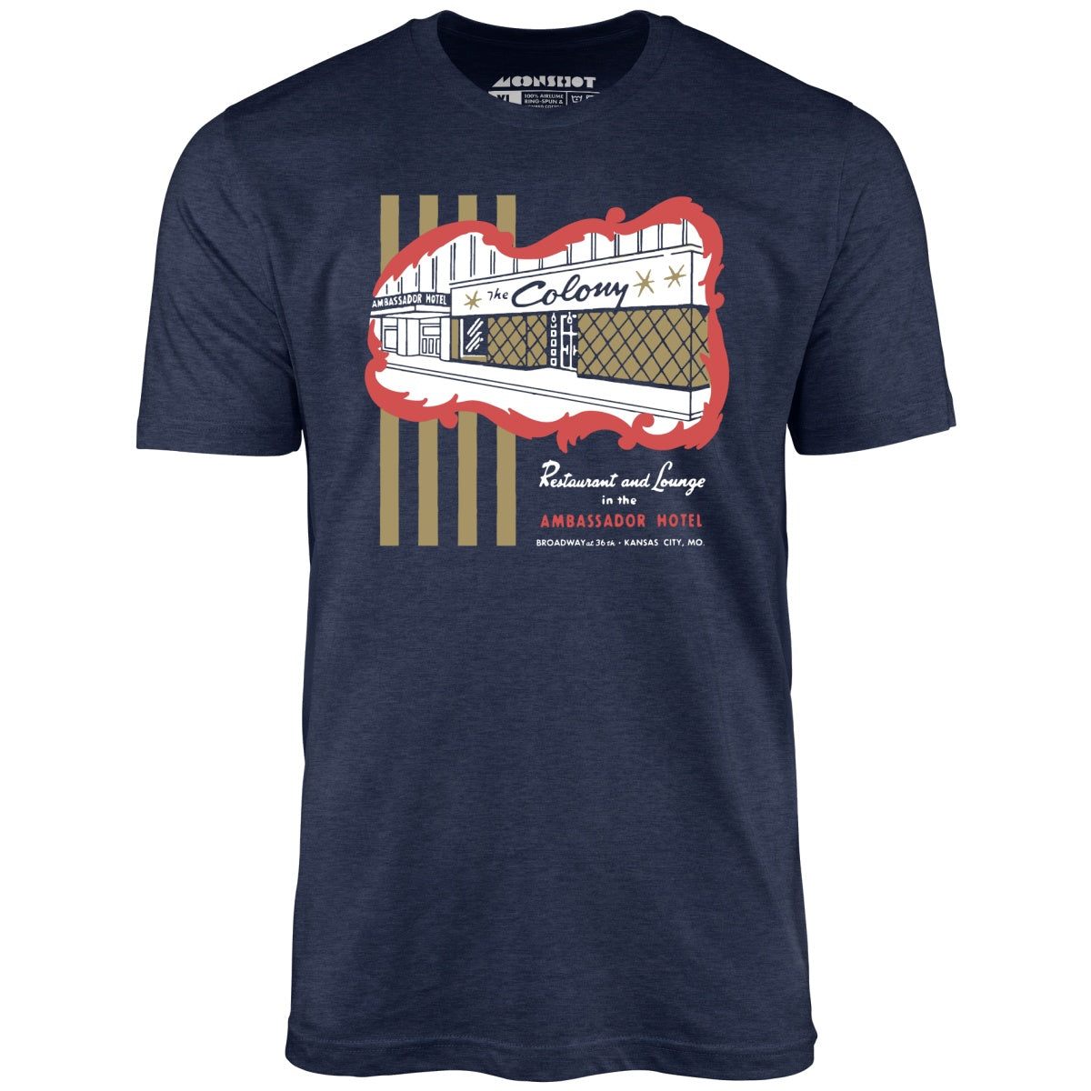 The Colony - Kansas City, MO - Vintage Restaurant - Unisex T-Shirt