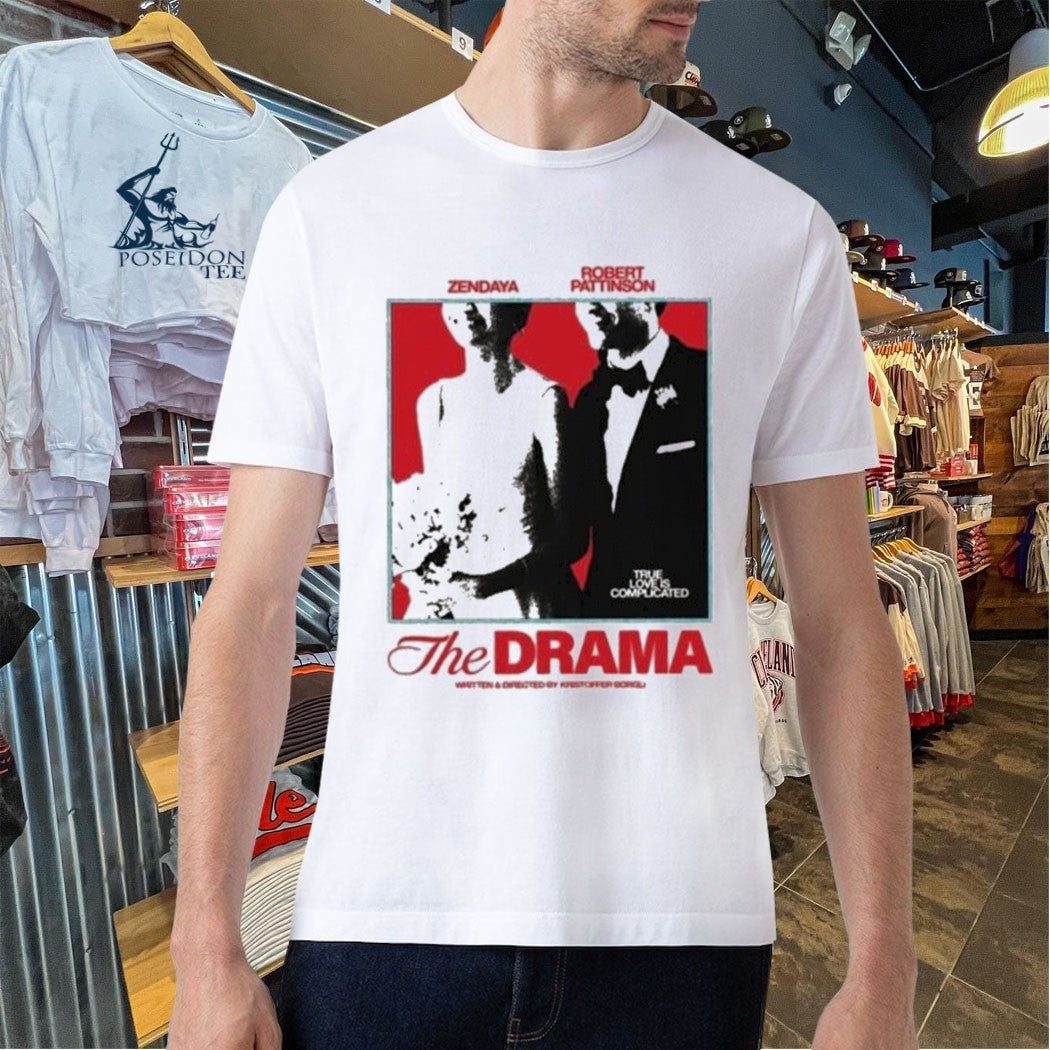 The Drama A24 Movie Zendaya Robert Pattinson T-shirt