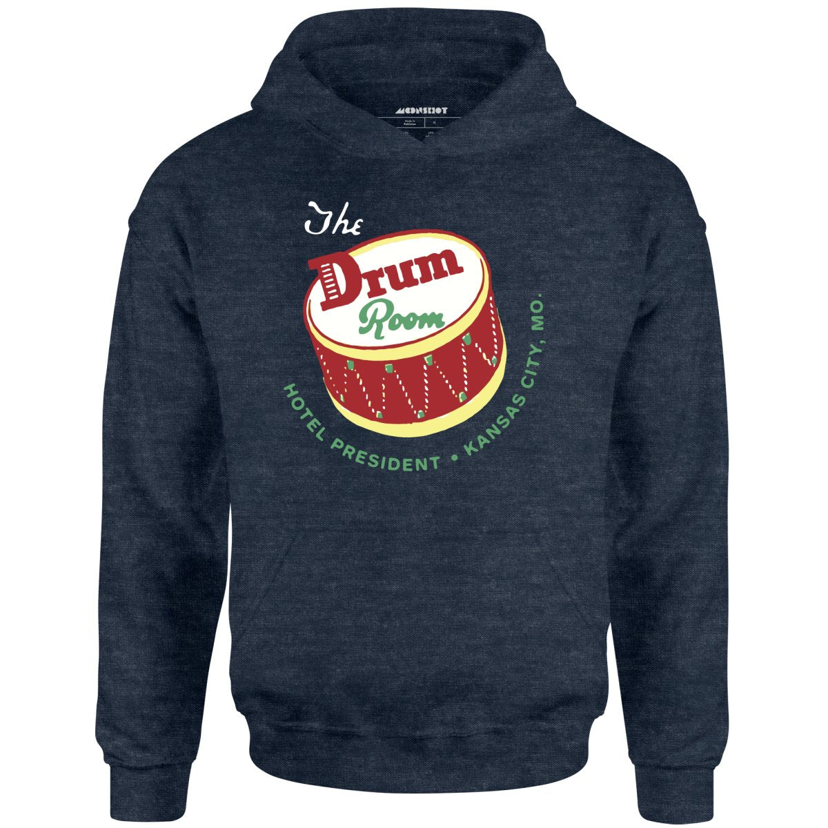 The Drum Room - Kansas City, MO - Vintage Restaurant - Unisex Hoodie