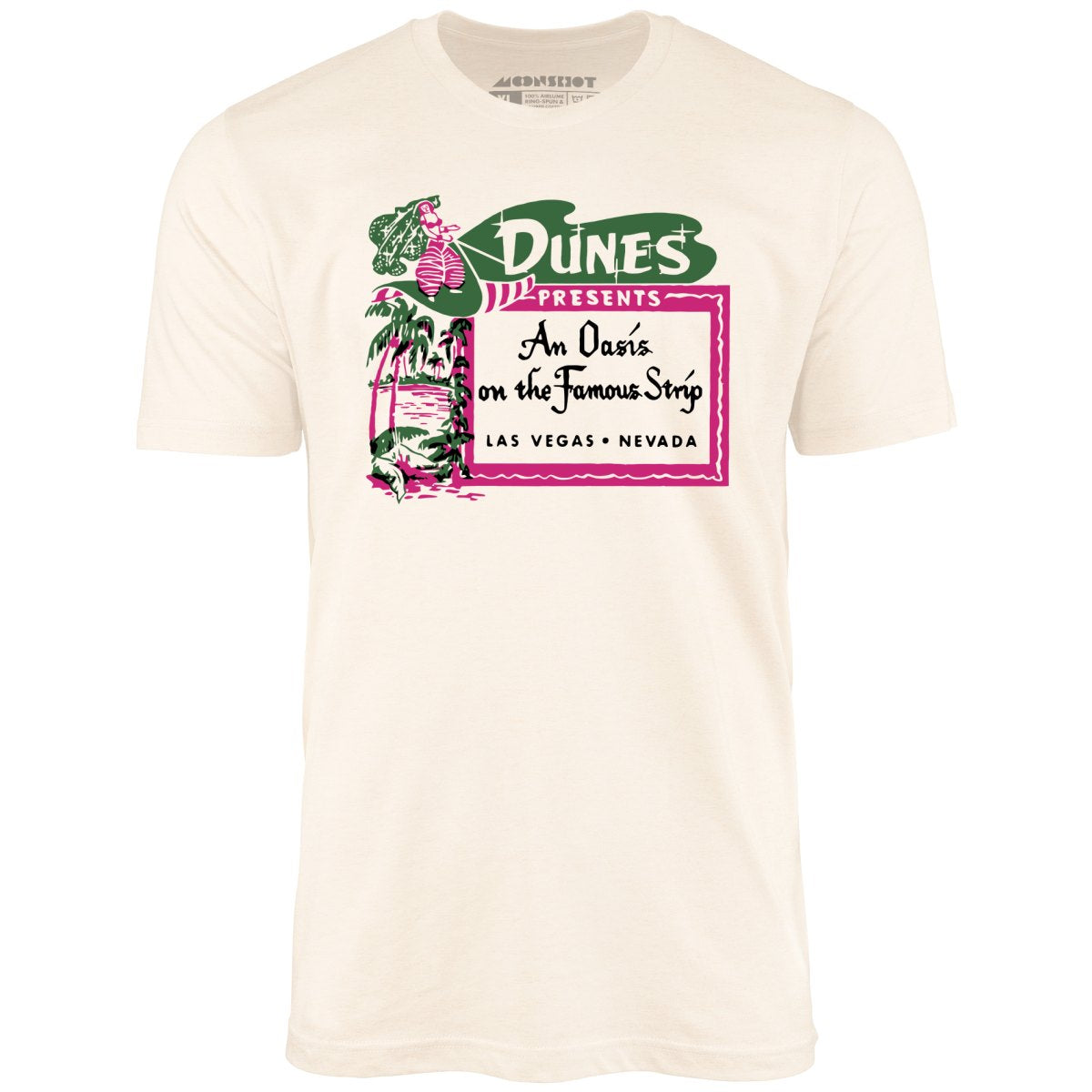 The Dunes - Oasis on the Strip - Vintage Las Vegas - Unisex T-Shirt