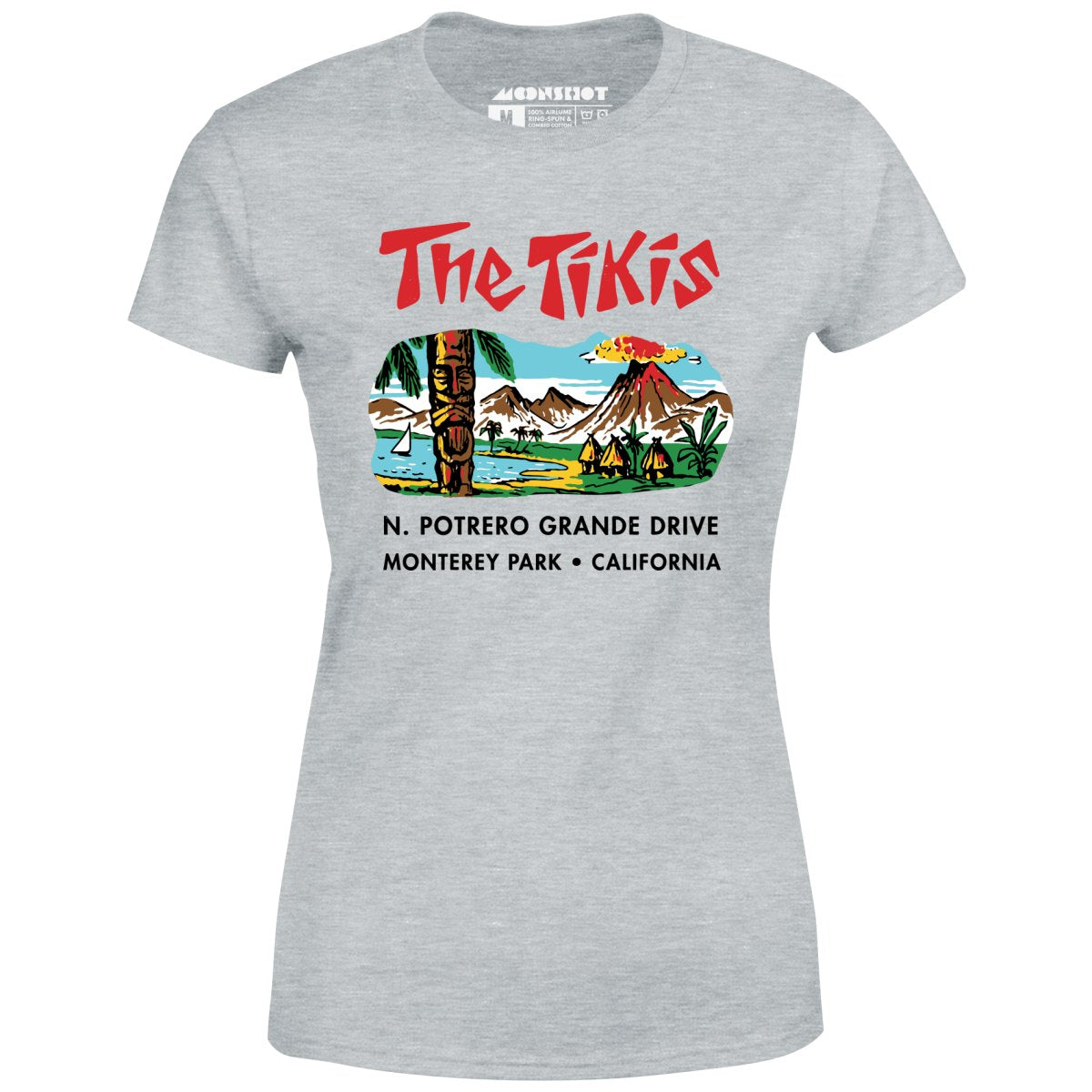 The Tikis - Monterey Park CA - Vintage Tiki Bar - Women's T-Shirt