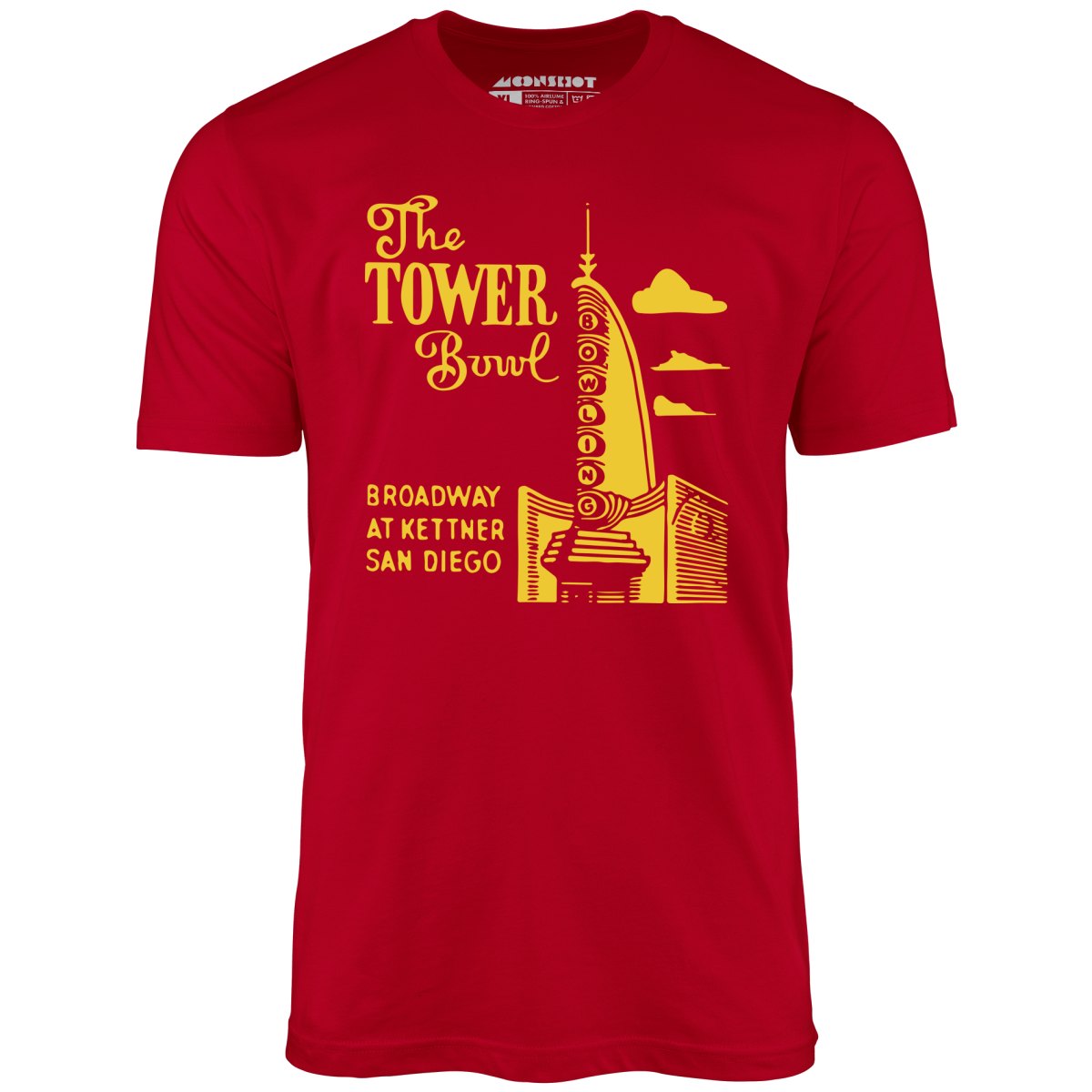 The Tower Bowl - San Diego, CA - Vintage Bowling Alley - Unisex T-Shirt