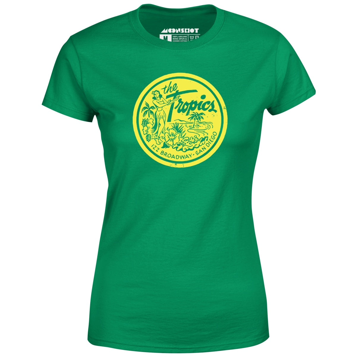 The Tropics - San Diego, CA - Vintage Tiki Bar - Women's T-Shirt