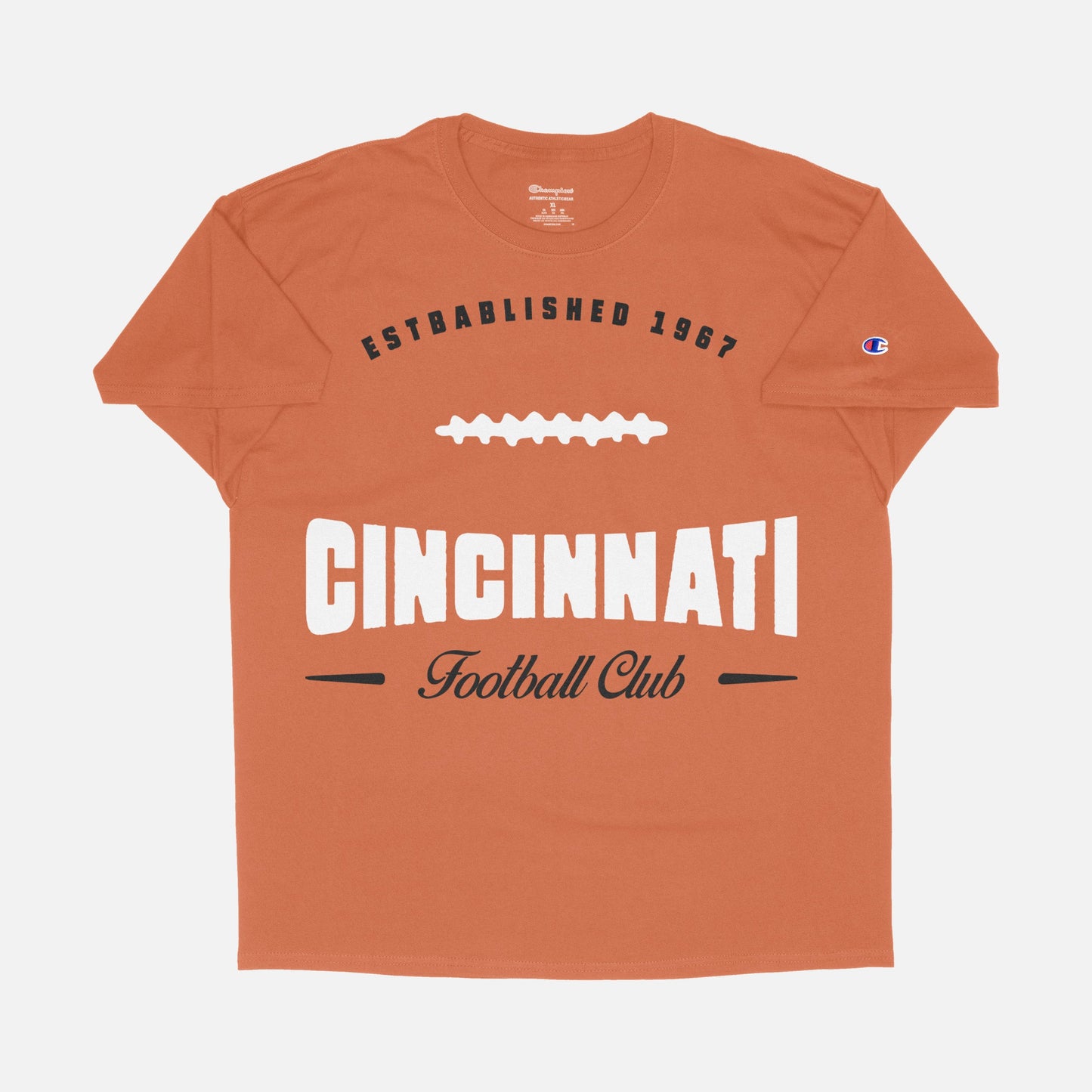 Retro Cincinnati Football Fan Graphic Tee Shirt