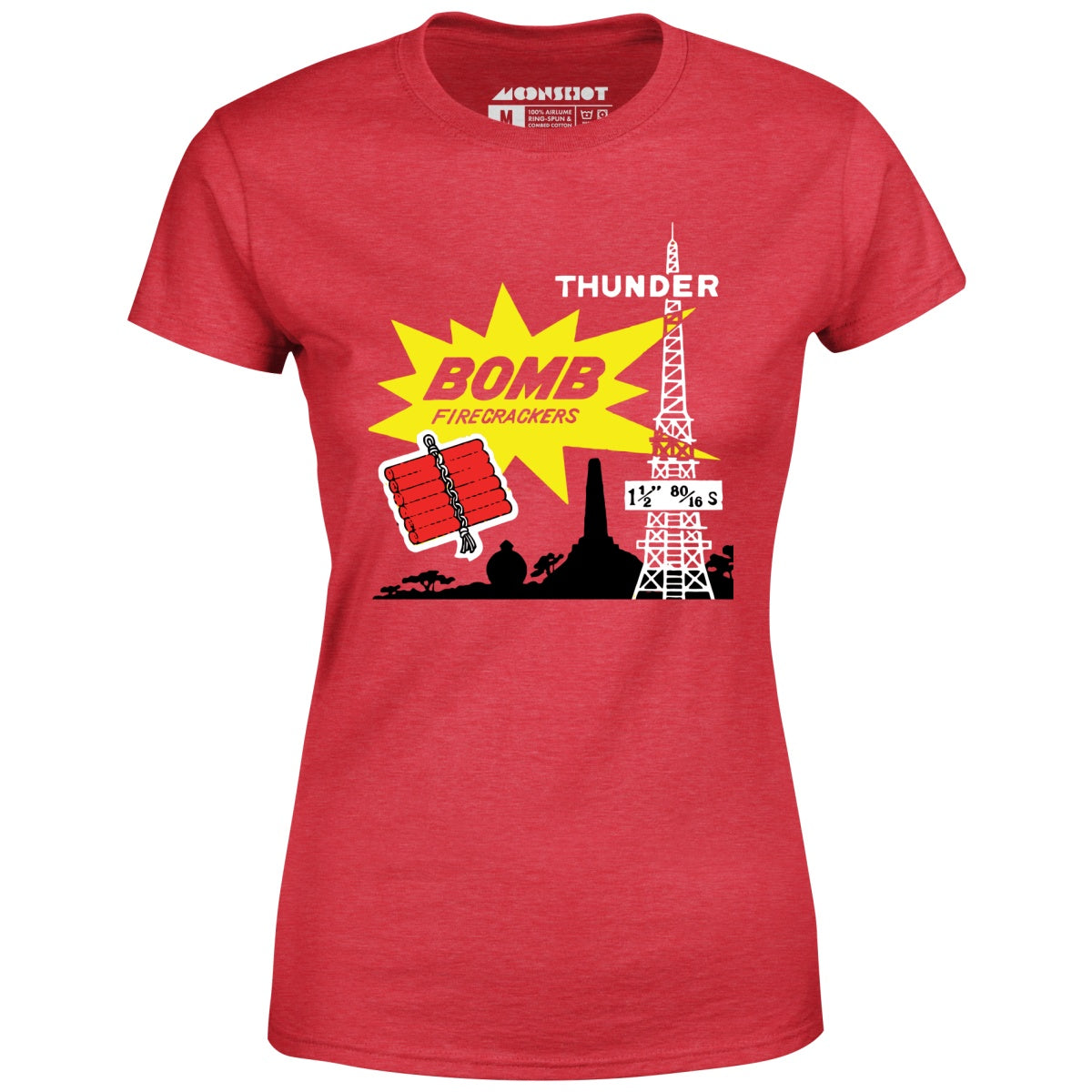 Thunder Bomb Retro Vintage Fireworks - Women's T-Shirt