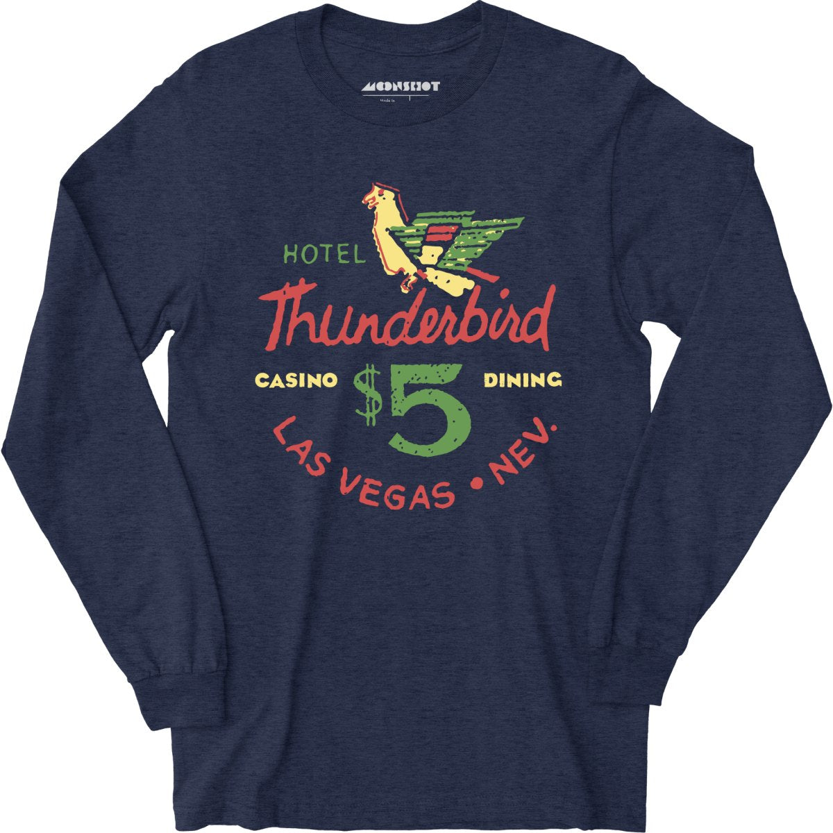 Thunderbird Hotel - Vintage Las Vegas - Long Sleeve T-Shirt
