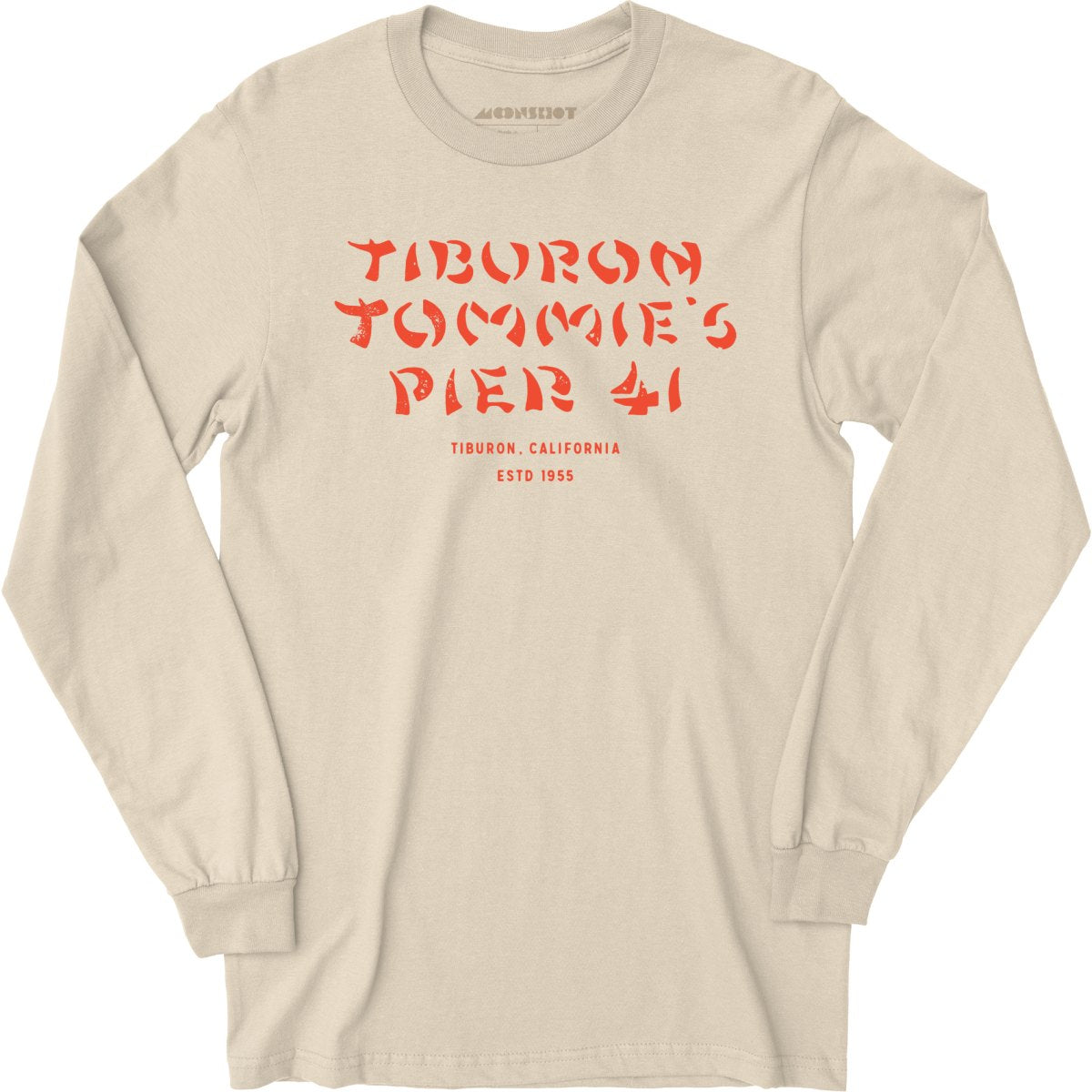 Tiburon Tommie's Pier 41 - Tiburon, CA - Vintage Tiki Bar - Long Sleeve T-Shirt
