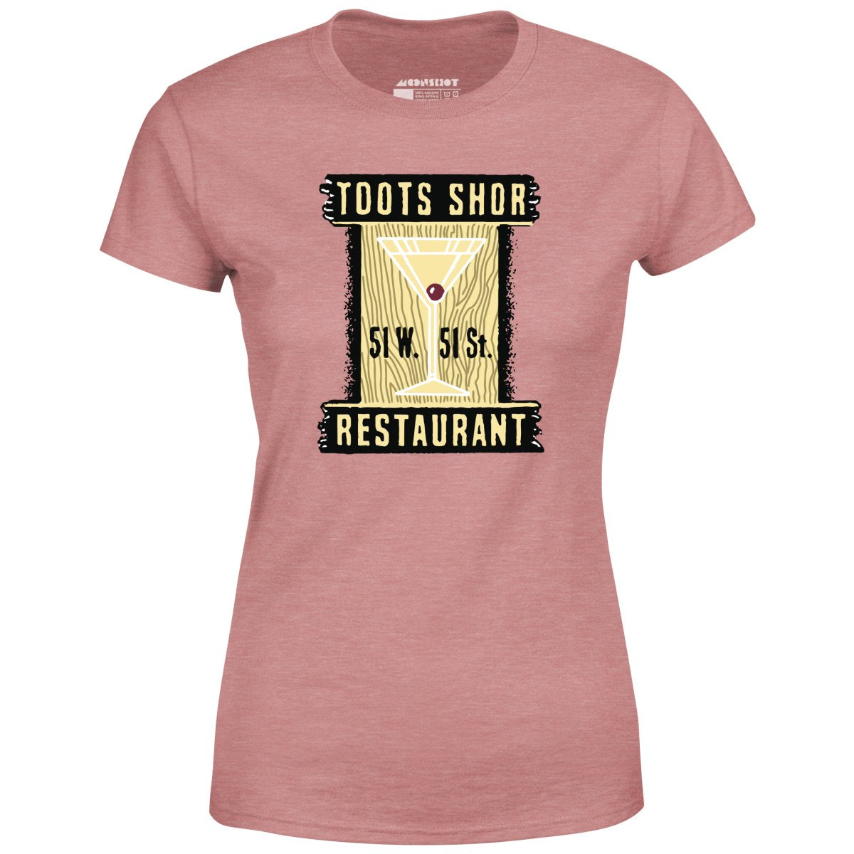 Toots Shor - Manhattan, NY - Vintage Restaurant - Women's T-Shirt