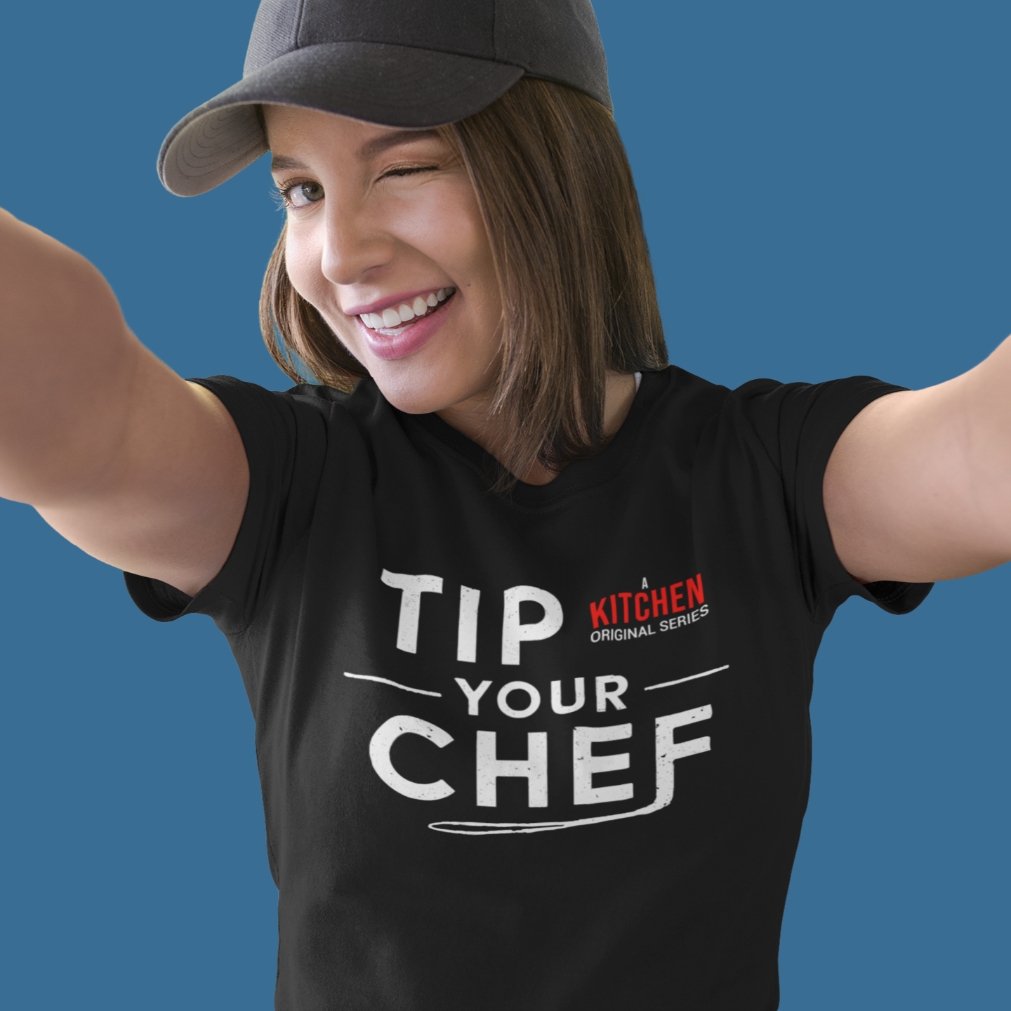 Tip Your Chef Kitchen Flix Unisex Tee