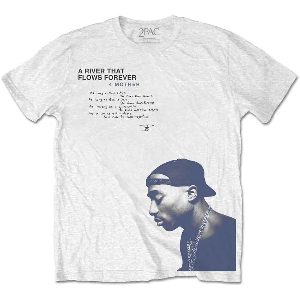 2Pac A River T Shirt White