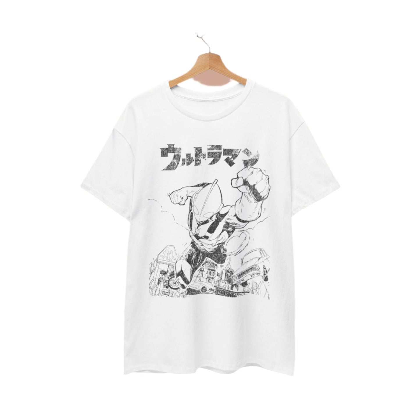 Vintage Restored Ultraman Graphic Tee From The 70's