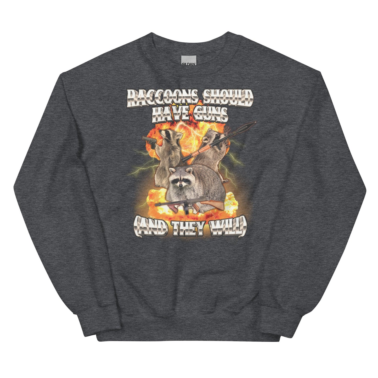 Raccoons Should Have Guns Unisex Sweatshirt