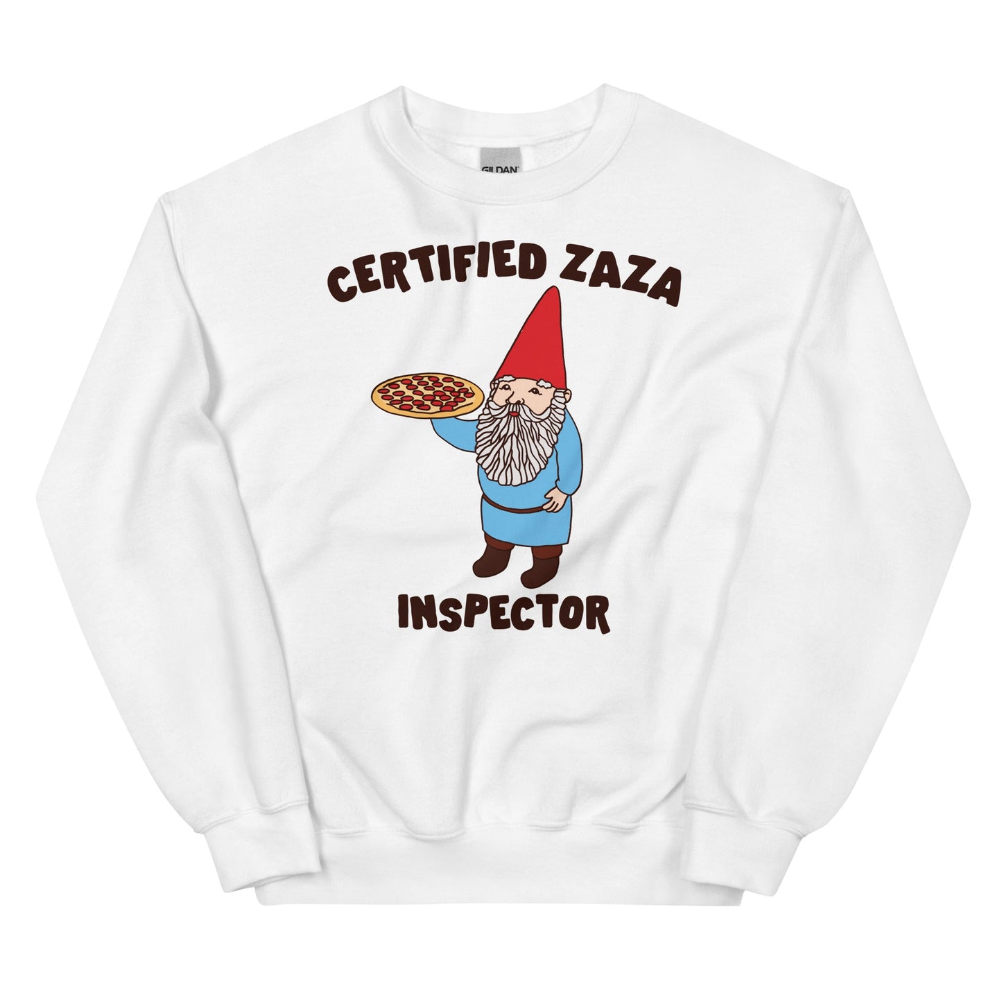 Certified Zaza Inspector (Gnome) Unisex Sweatshirt