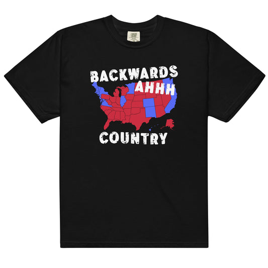 Backwards Ahhh Country Unisex t-shirt